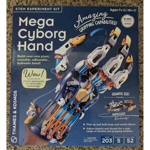 Thames & Kosmos Mega Hydraulic Cyborg Hand STEM Experiment Kit, New Sealed